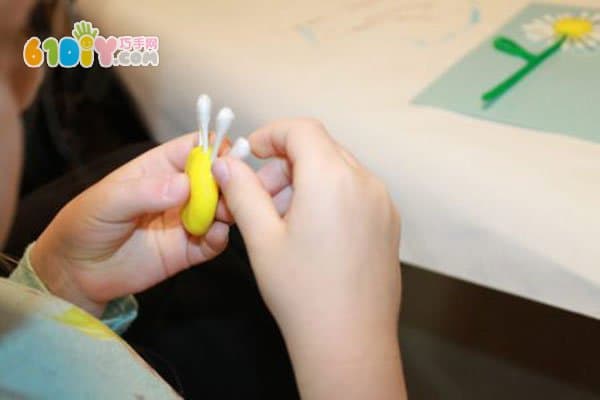 Children's handmade cotton swabs