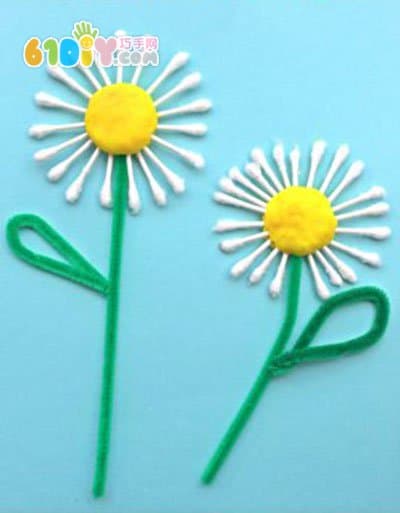 Children's handmade cotton swabs