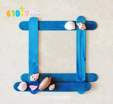 Children's handmade ice cream bar photo frame