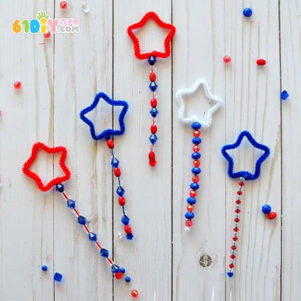 Hairy Beads DIY Make Beautiful Star Bubble Sticks