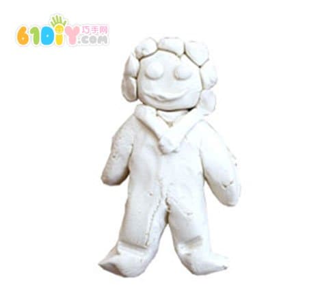 Character color clay clay boy