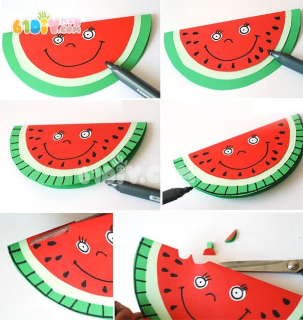 Children's handmade cute watermelon