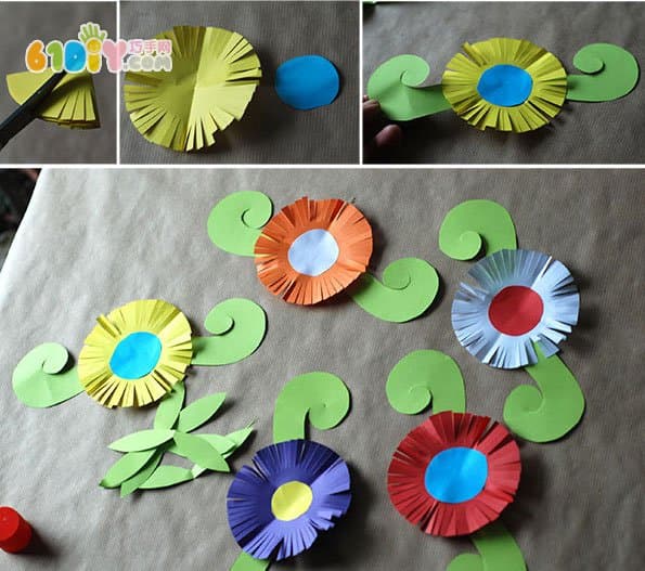 Teach you to make beautiful decorative flower ornaments (with template)