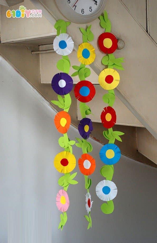 Teach you to make beautiful decorative flower ornaments (with template)