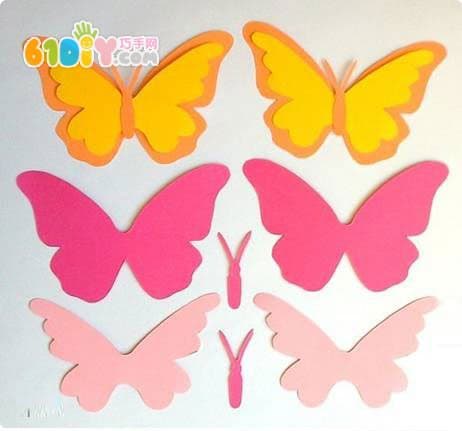 Kindergarten charm DIY making beautiful butterfly ornaments