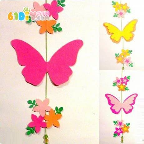 Kindergarten charm DIY making beautiful butterfly ornaments