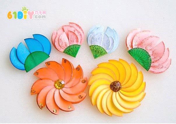 Children's handmade simple teacher's day greeting card decoration flowers