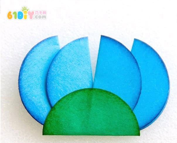 Children's handmade simple teacher's day greeting card decoration flowers