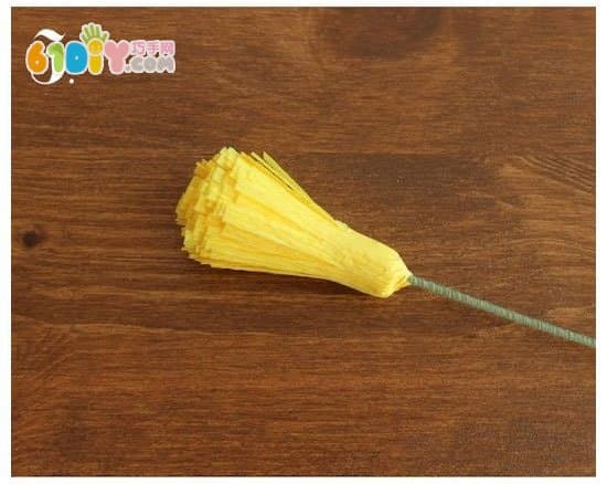 Teacher's Day Wrinkle Paper Handmade Flower Making