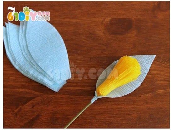 Teacher's Day Wrinkle Paper Handmade Flower Making