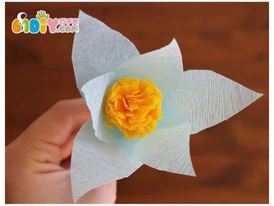 Teacher's Day Wrinkle Paper Handmade Flower Making