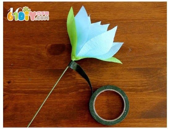Teacher's Day Wrinkle Paper Handmade Flower Making