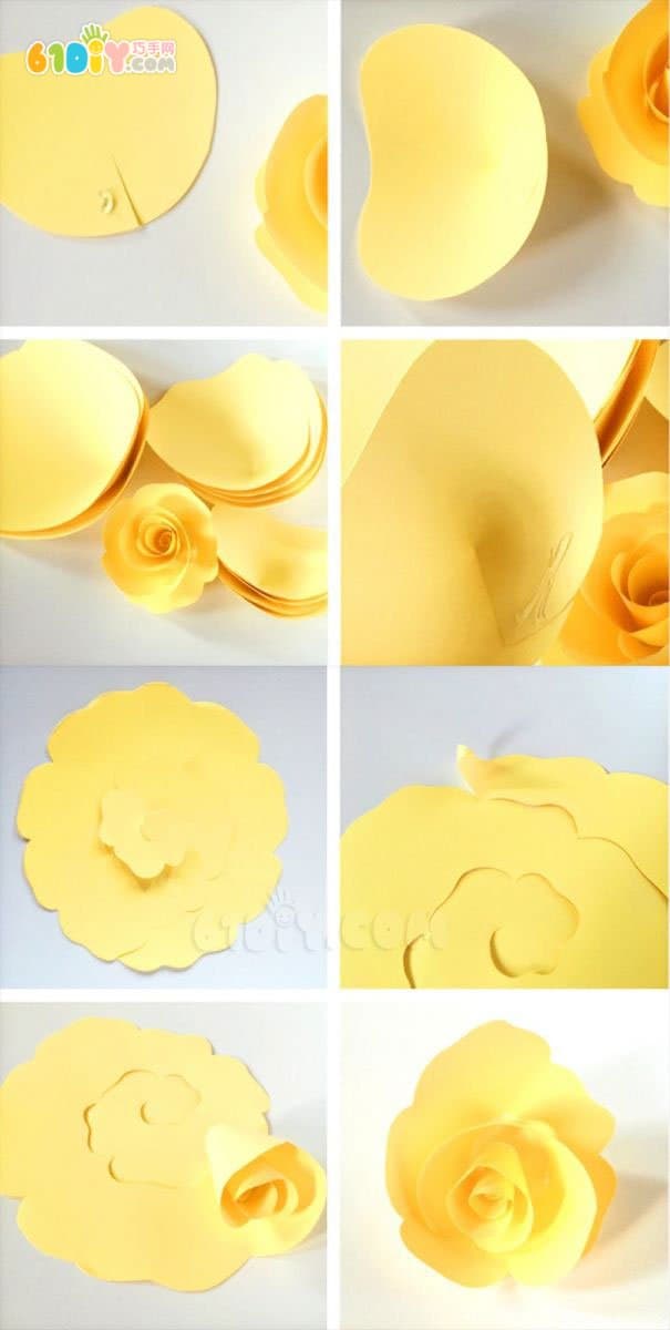 How to make a cardboard rose