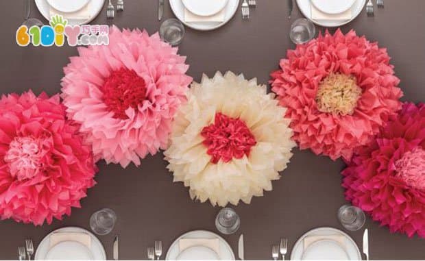 Sydney paper making party decoration flowers