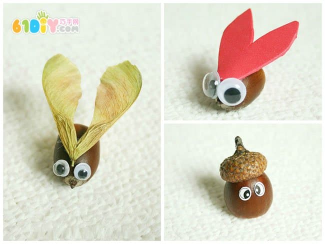 Acorn handmade small animals