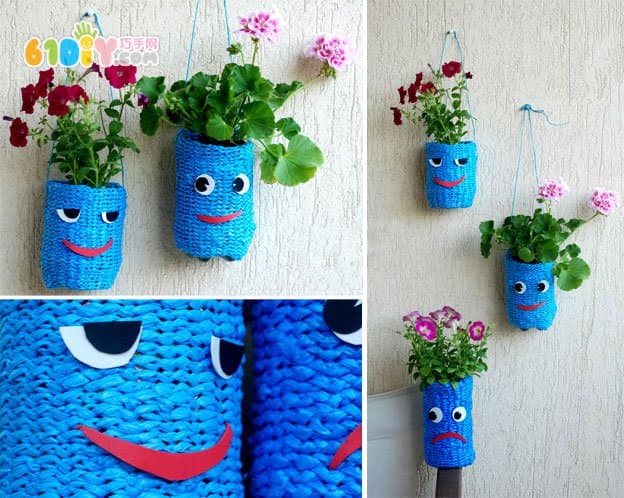 Plastic bag waste using woven bag handmade