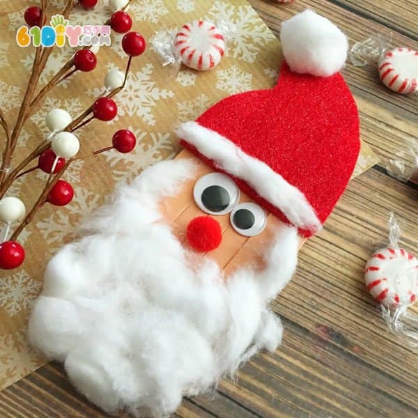 Christmas toddler handmade Santa Claus