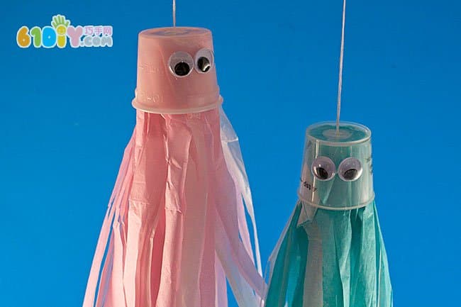 Parent-child handmade jelly shell jellyfish