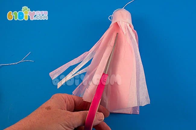 Parent-child handmade jelly shell jellyfish