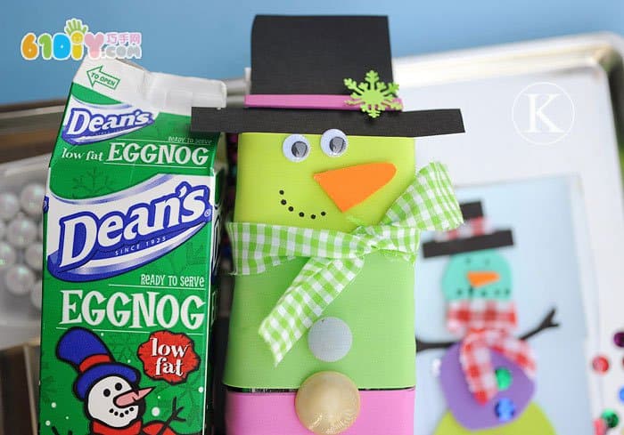 Various snowmen handmade