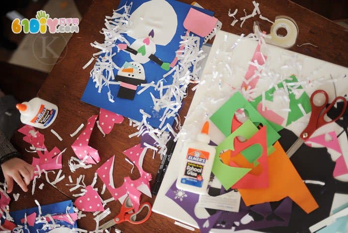 Various snowmen handmade