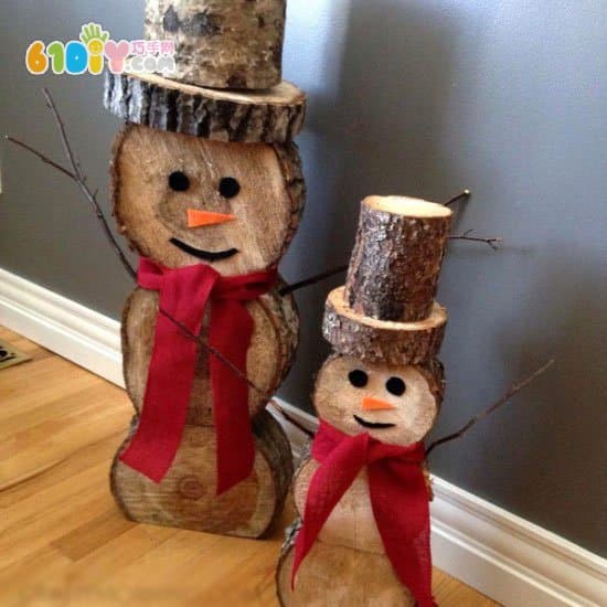 Various snowmen handmade