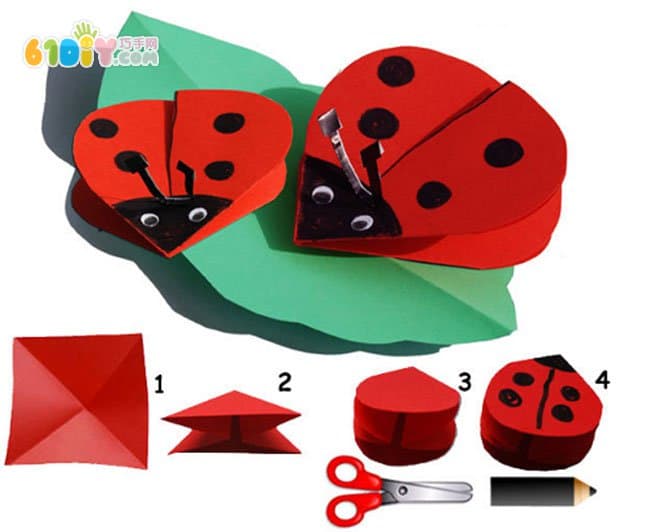 Spring handmade a variety of ladybugs DIY