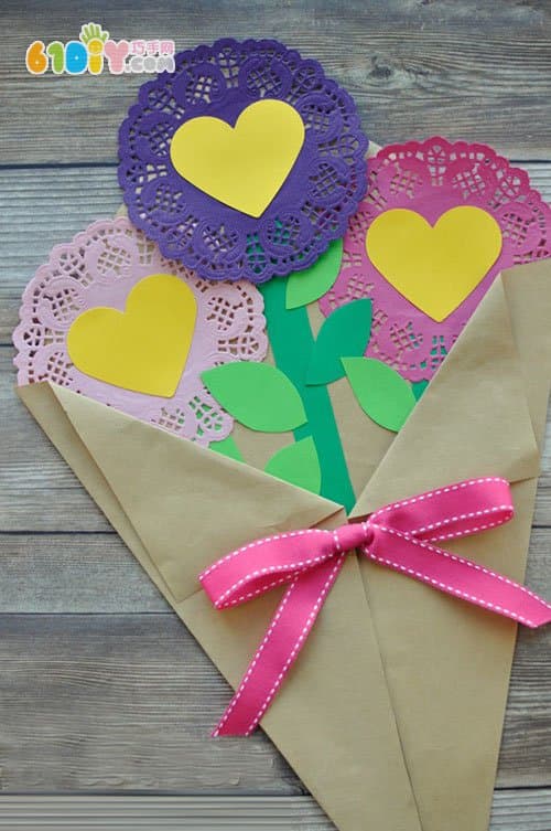 Mother's Day Cake Paper Love Bouquet Making