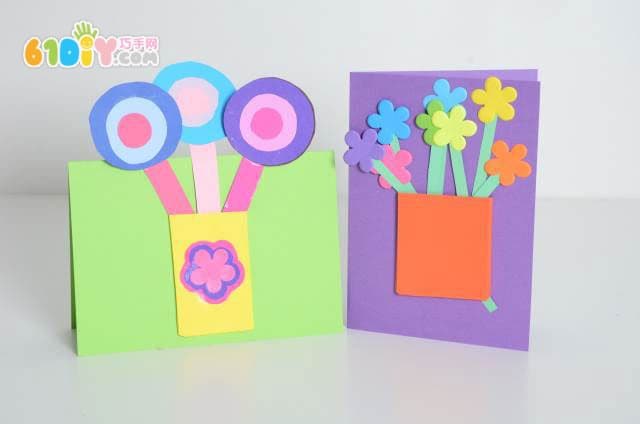 Mother's Day handmade greeting card with love