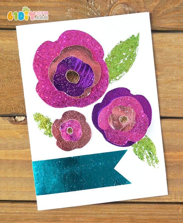 Mother's Day Flower Greeting Card Making