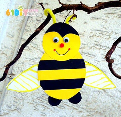 Spring bee decoration handmade