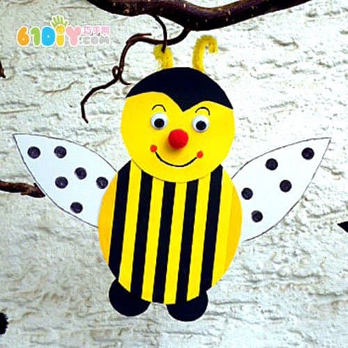 Spring bee decoration handmade