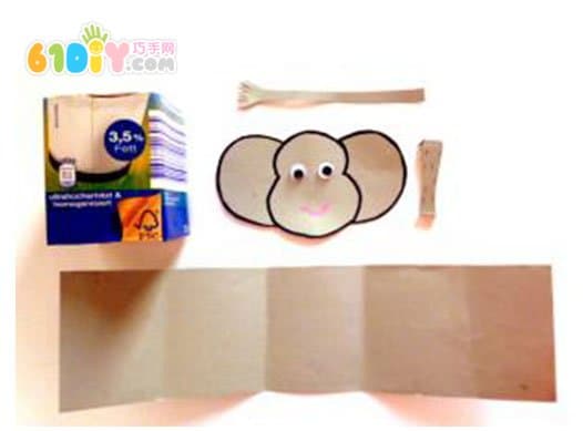 Elephant storage box handmade