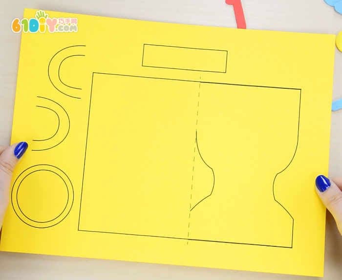 Father's Day trophy greeting card handmade