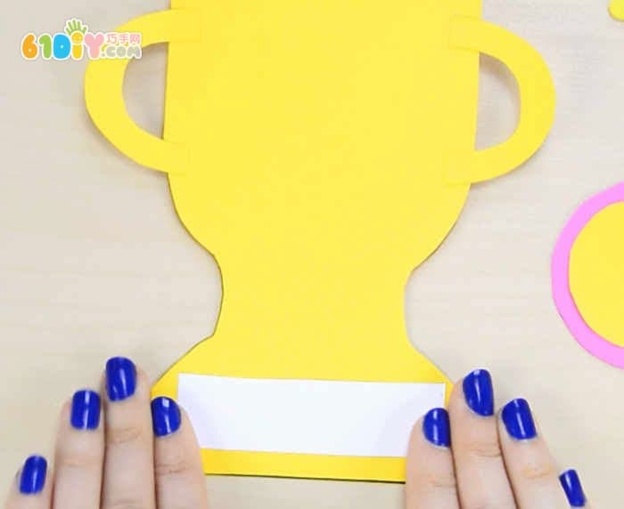 Father's Day trophy greeting card handmade