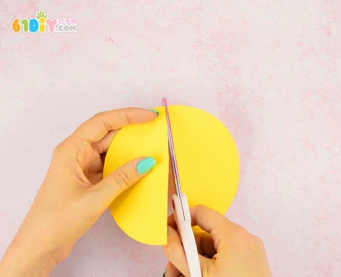 Summer holiday DIY homemade cute sun greeting card