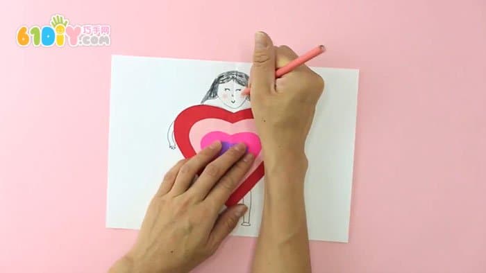 Teacher's Day Handmade Love Villa Card (with template)