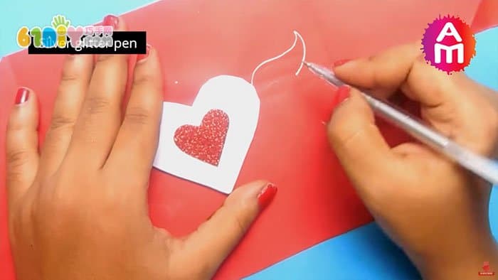 Beautiful and simple teacher's day greeting card making process