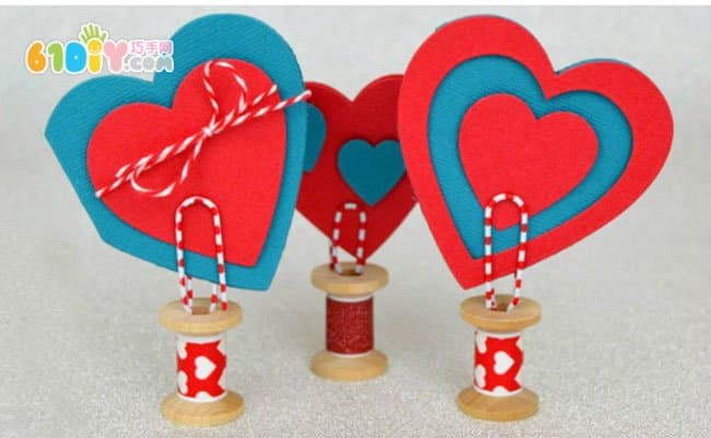 Simple heart card making