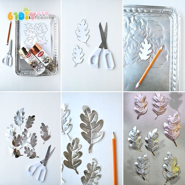 Creative handmade DIY autumn leaves