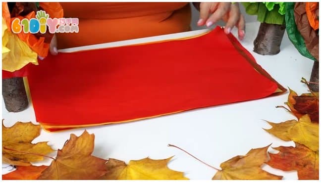 Simple and beautiful three-dimensional tree handmade
