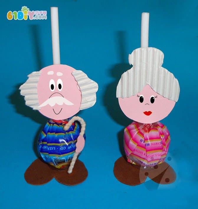 Chongyang Festival Children's Handmade Lollipop DIY Grandparents