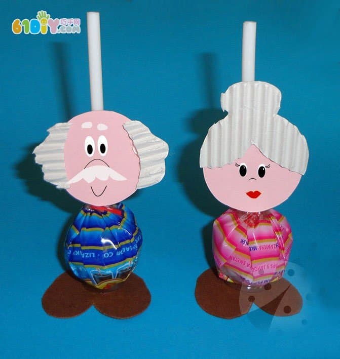 Chongyang Festival Children's Handmade Lollipop DIY Grandparents