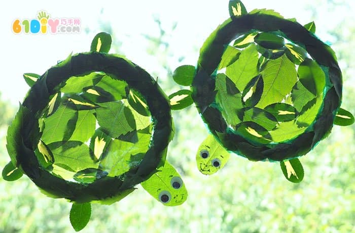 Children's handmade beautiful transparent turtle