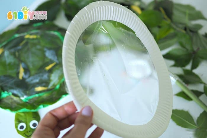 Children's handmade beautiful transparent turtle