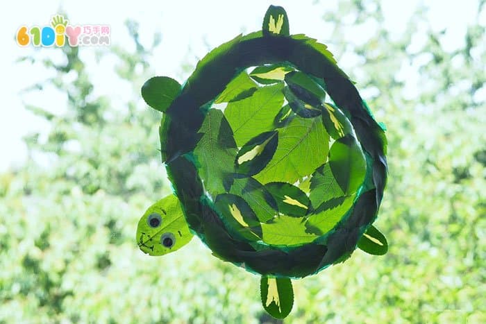 Children's handmade beautiful transparent turtle