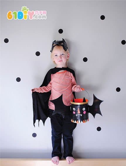 Halloween bat sugar jar
