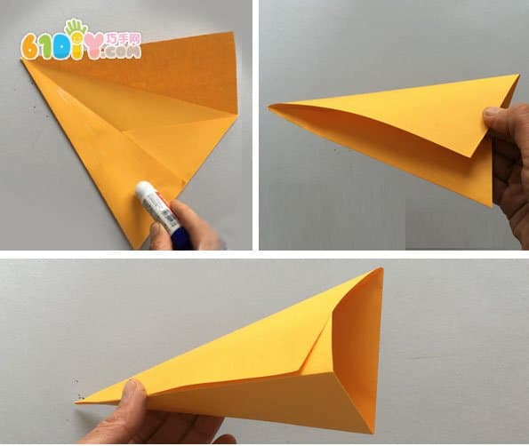 Cardboard handmade three-dimensional butterfly