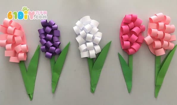 Mother's Day handmade flower making three-dimensional hyacinth