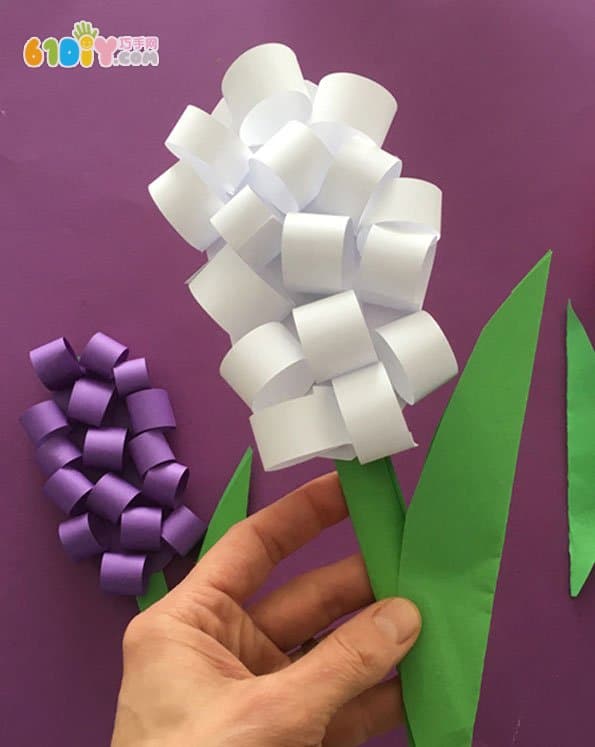 Mother's Day handmade flower making three-dimensional hyacinth